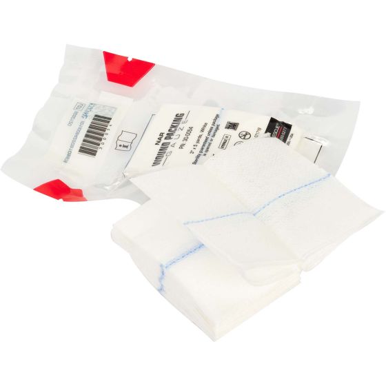 NAR Wound Packing Gauze, bandaging, HRT, Tactical Gear, mlok, cnc, MOLLE, PAL, military, police, law enforcement, infantary, HRT Tactical,
