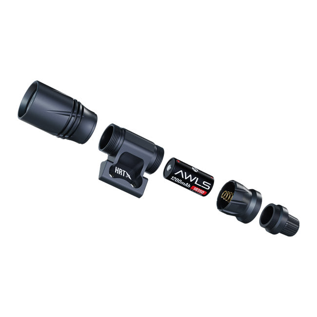 HRT AWLS, Weapon Light - 18350, Tactical Training, Weapon Mounted Light, HRT, First Line Gear, mlok, cnc, MOLLE, PAL, military, police, law enforcement, infantary, Tactical Light,