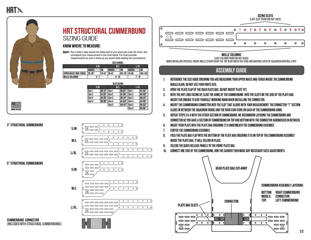HRT XVC Structural Cummerbund - 3"
