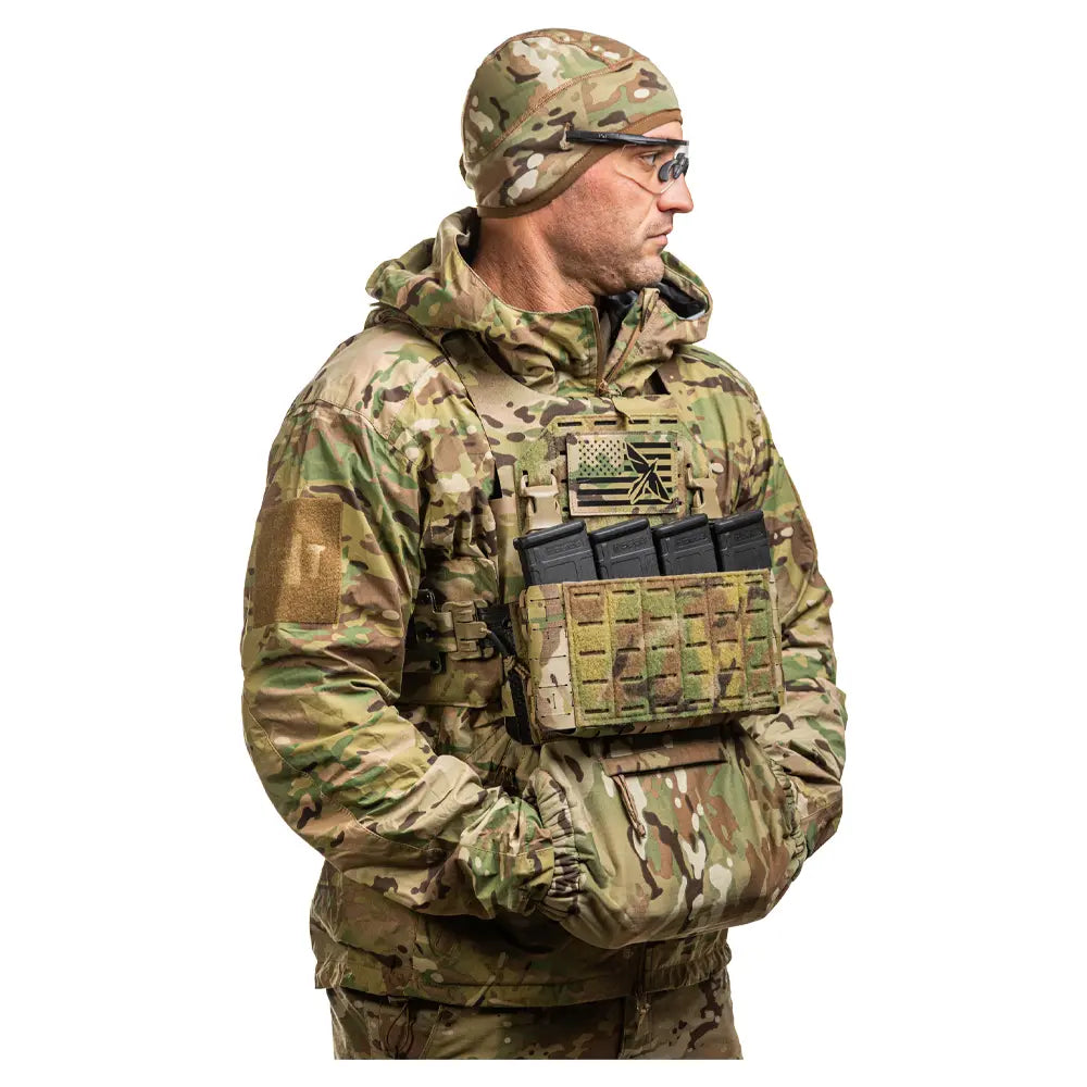 HRT Tactical Hand Warmer Multicam, Tactical Hand Warmer, Mesh pocket, HRT, Tactical Gear, mlok, cnc, MOLLE, PAL, military, police, law enforcement, infantary,