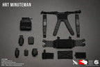 HRT 1/6 Minuteman Figure, tactical vest, bodyarmor vest, multicam, mlok, cnc, MOLLE, PAL, military, police, law enforcement, infantary, Tactical Gear, Plate Carrier, Chest Harness, Placard, Tactical Training, Weapon Mounted Light,