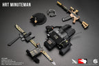 HRT 1/6 Minuteman Figure, tactical vest, bodyarmor vest, multicam, mlok, cnc, MOLLE, PAL, military, police, law enforcement, infantary, Tactical Gear, Plate Carrier, Chest Harness, Placard, Tactical Training, Weapon Mounted Light,