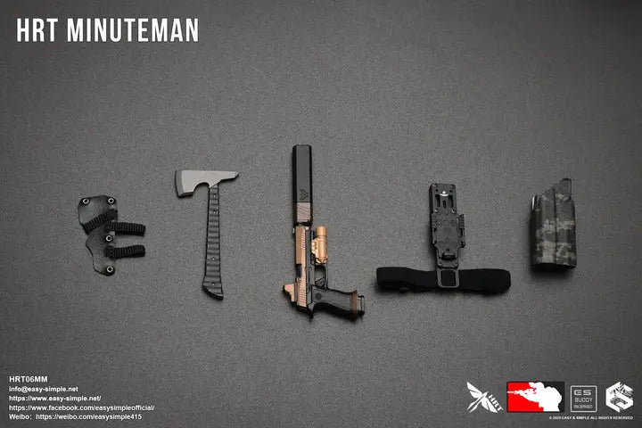 HRT 1/6 Minuteman Figure, tactical vest, bodyarmor vest, multicam, mlok, cnc, MOLLE, PAL, military, police, law enforcement, infantary, Tactical Gear, Plate Carrier, Chest Harness, Placard, Tactical Training, Weapon Mounted Light,