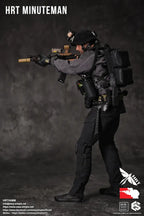 HRT 1/6 Minuteman Figure, tactical vest, bodyarmor vest, multicam, mlok, cnc, MOLLE, PAL, military, police, law enforcement, infantary, Tactical Gear, Plate Carrier, Chest Harness, Placard, Tactical Training, Weapon Mounted Light,