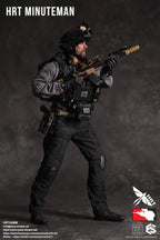 HRT 1/6 Minuteman Figure, tactical vest, bodyarmor vest, multicam, mlok, cnc, MOLLE, PAL, military, police, law enforcement, infantary, Tactical Gear, Plate Carrier, Chest Harness, Placard, Tactical Training, Weapon Mounted Light,