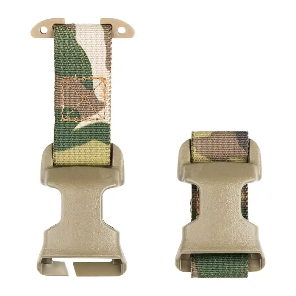 HRT Placard Buckle Adapter, Web Mounted Buckle, Tactical Training, Tactical Gear, Quick Attach HD MOLLE, Web Mounted Buckle, police, Plate Carrier, Placard, PAL, MOLLE, mlok, military, law enforcement, infantary, cnc, Chest Harness,