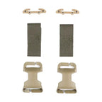 HRT Placard Buckle Adapter, Web Mounted Buckle, Tactical Training, Tactical Gear, Quick Attach HD MOLLE, Web Mounted Buckle, police, Plate Carrier, Placard, PAL, MOLLE, mlok, military, law enforcement, infantary, cnc, Chest Harness,