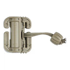 Duraflex Split Bar Quick Release Buckle, Web Mounted Buckle, Tactical Training, Tactical Gear, Quick Attach HD MOLLE Web Mounted Buckle, mlok, cnc, MOLLE, PAL, military, police, law enforcement, infantary,