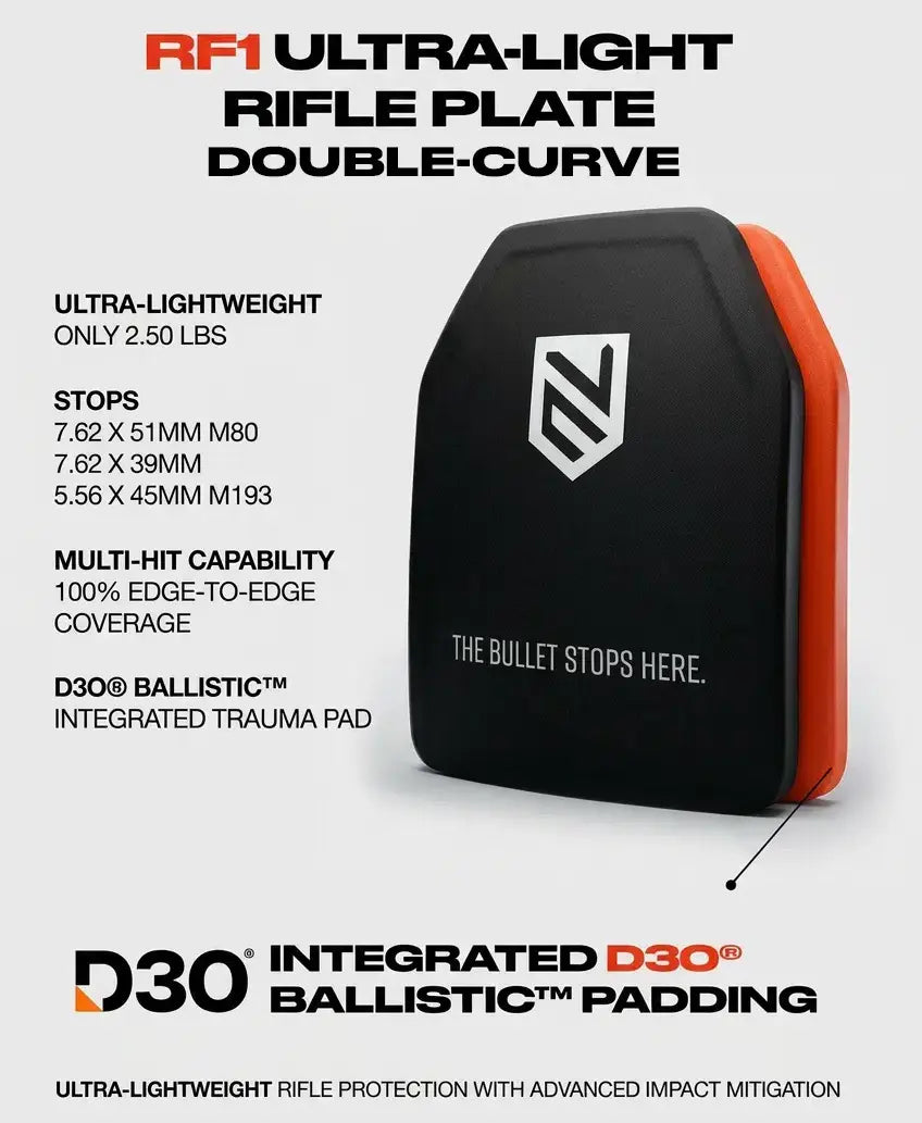 Ace Link RF1 III+ Double Curve Ultra-Light Rifle Plate