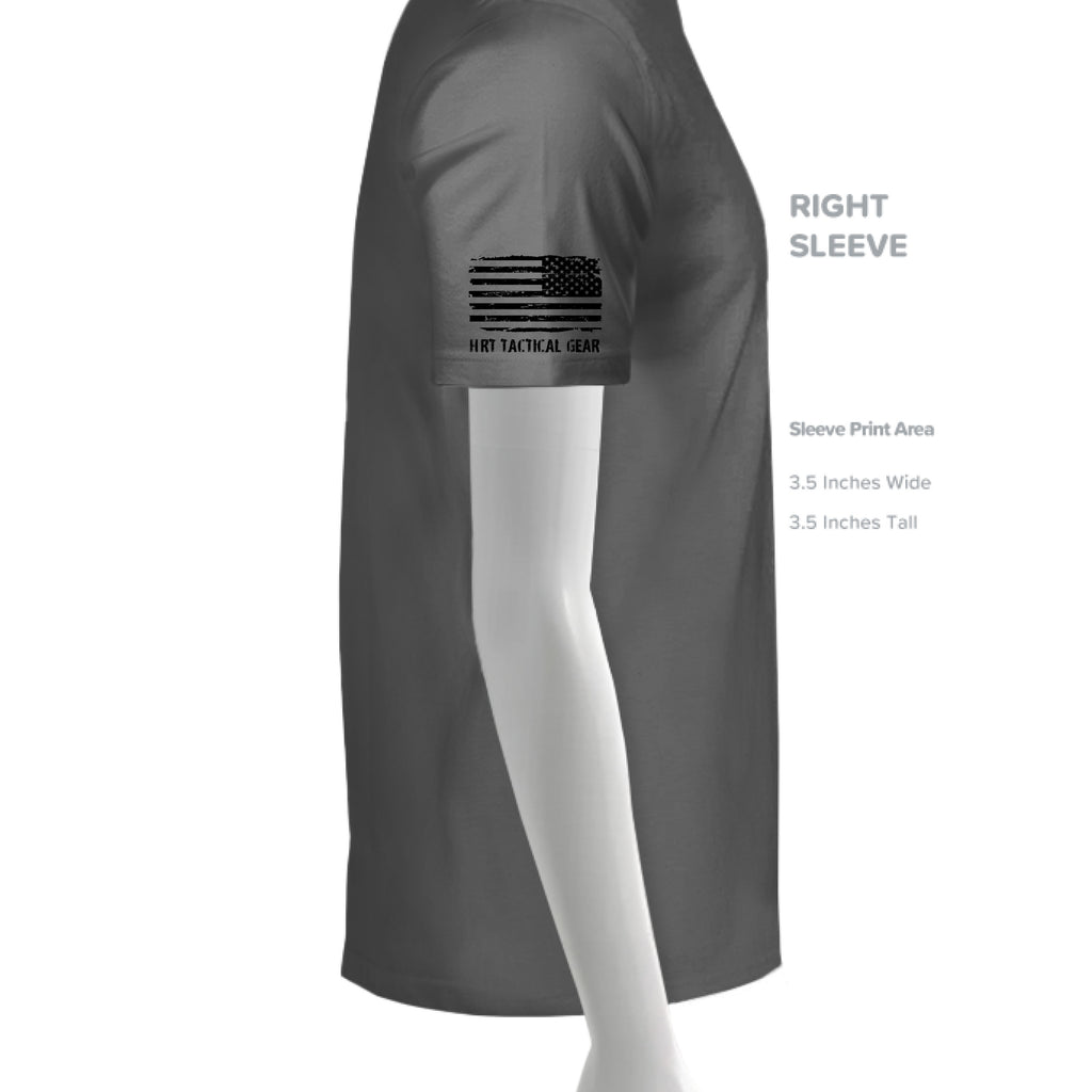Charcoal - SLEEVE_RIGHT, HRT Apparel, HRT Hoodie, HRT Shirt, Tactical Gear, Military Gear, HRT Tactical Gear, Tactial Things,