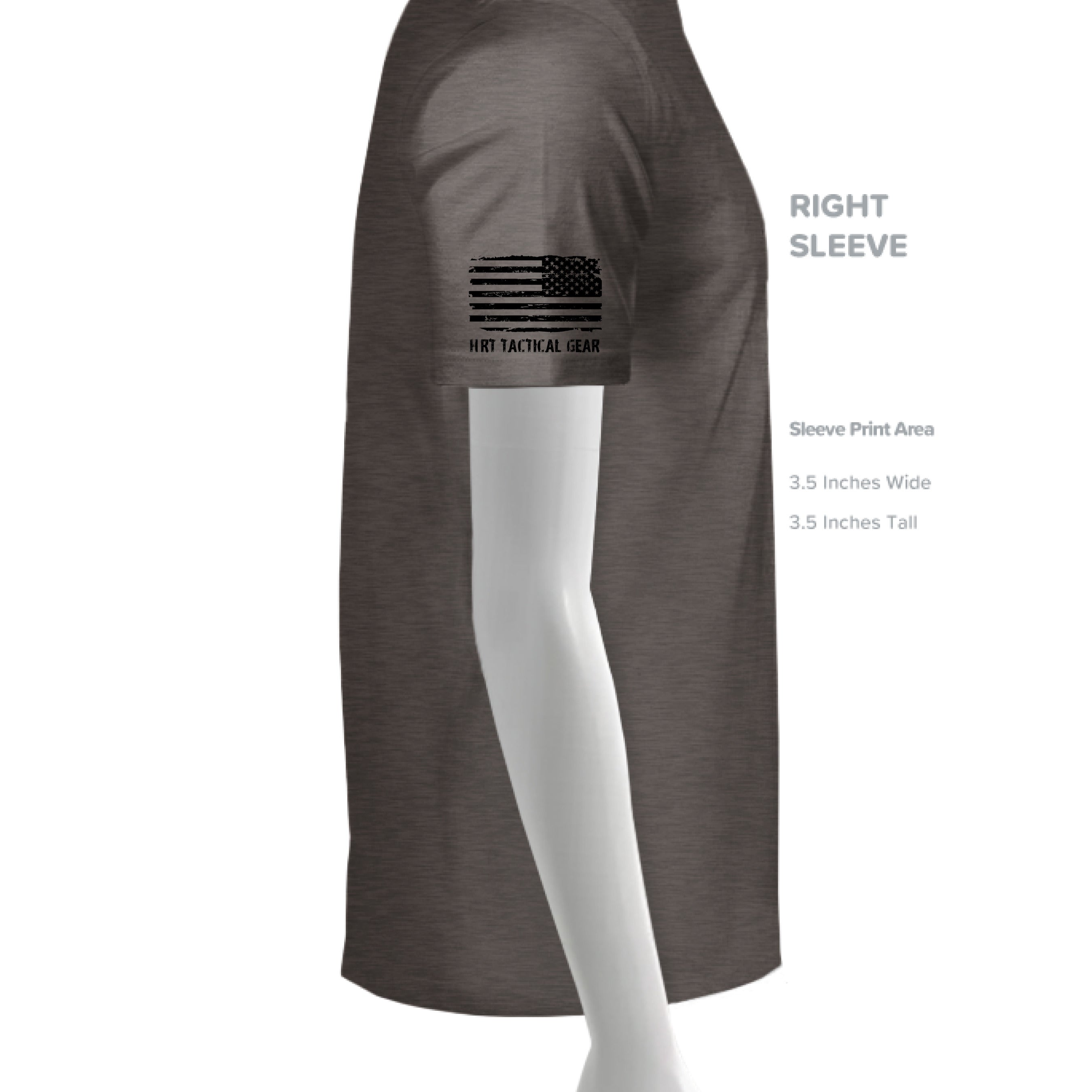 Espresso - SLEEVE_RIGHT, HRT Apparel, HRT Hoodie, HRT Shirt, Tactical Gear, Military Gear, HRT Tactical Gear, Tactial Things,