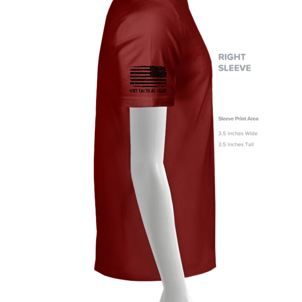 Cardinal - SLEEVE_RIGHT,  HRT Apparel, HRT Hoodie, HRT Shirt, Tactical Gear, Military Gear, HRT Tactical Gear, Tactial Things,
