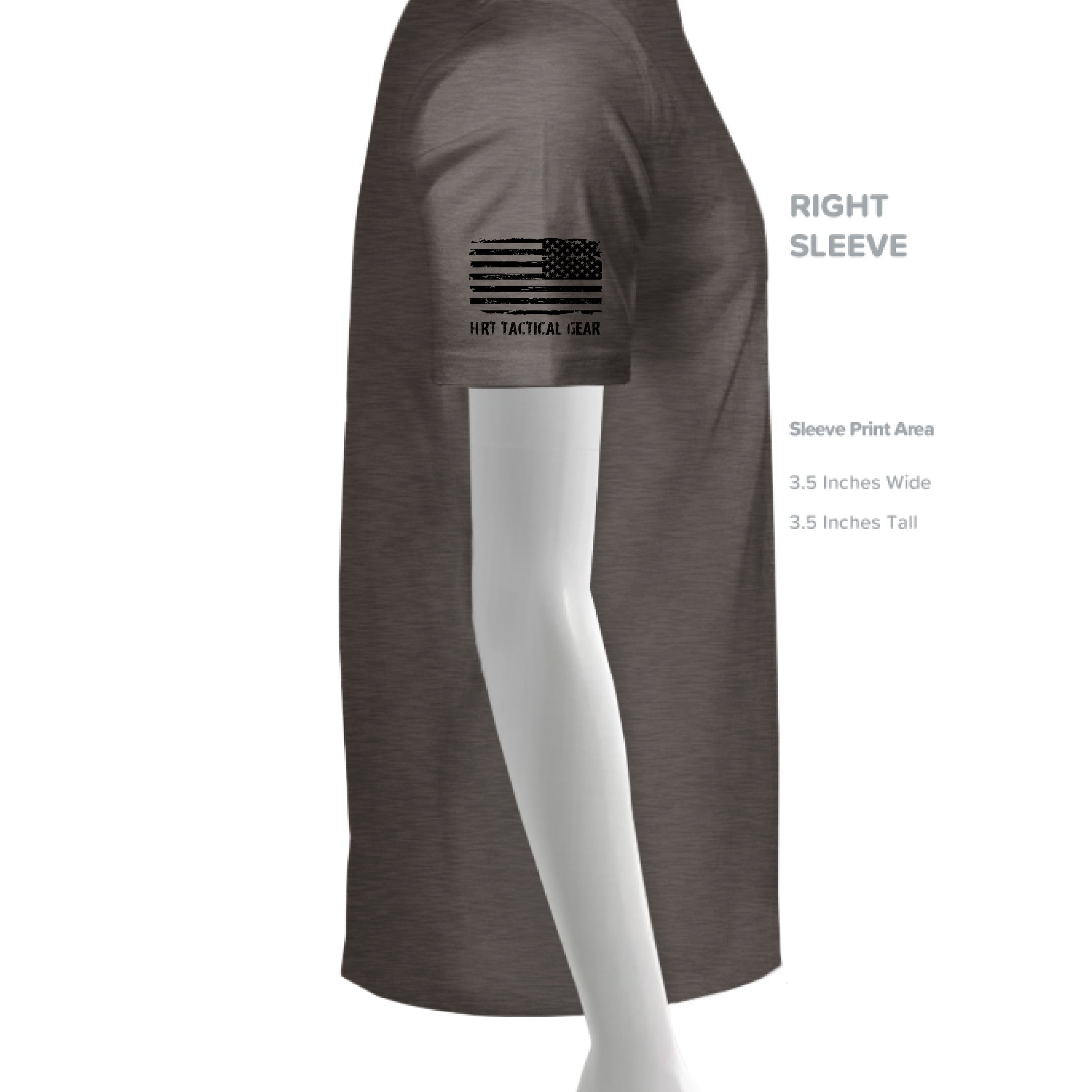 Espresso - SLEEVE_RIGHT,  HRT Apparel, HRT Hoodie, HRT Shirt, Tactical Gear, Military Gear, HRT Tactical Gear, Tactial Things,