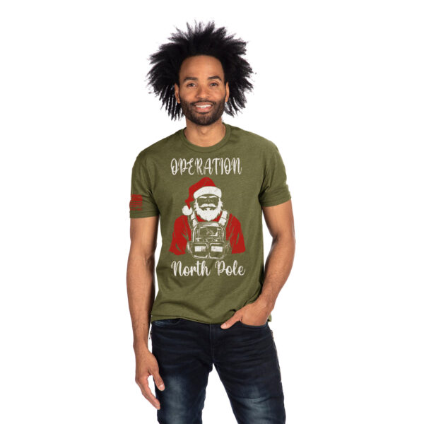 HRT Santa T-Shirt, Skull T-shirt, MOLLE, PAL, military, police, law enforcement, infantary, mlok, cnc